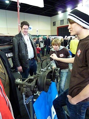 Impressionen von der Bremen Classic Motorshow 2013 - Demonstrationsmodell der Variomatic