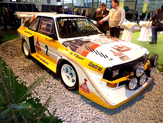 Impressionen von der Bremen Classic Motorshow 2013 - Gruppe B am Kulminationspunkt - der Sport-Quattro von Audi