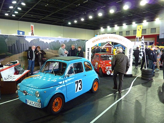 Impressionen von der Bremen Classic Motorshow 2013 - das 500er-Forum zeigt schnelle Rennsemmeln
