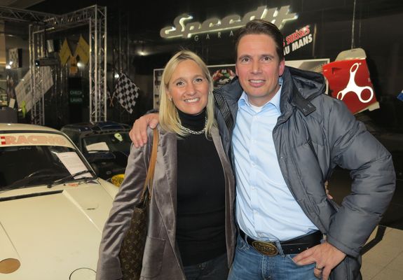 Bild Impressionen von der Buchvernissage «Les Suisses au Mans 2013» - Auch dieses Jahr wieder als Ehrengast anwesend Philippe und Véronique Siffert