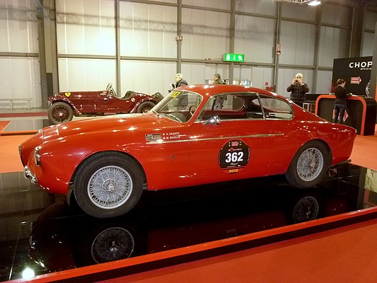Bild Impressionen von der Milano Autoclassica 2013 - Alfa Romeo 1900 CSS Zagato von 1957, nahm mit Andrea Zagato und Marella Rivolta an der MM 2012 teil
