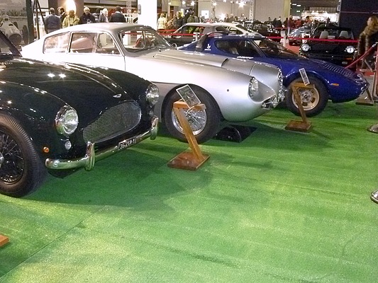 Impressionen von der Milano Autoclassica 2013 - Aston Martin, Alfa Romeo und Lancia Stratos bei einem Händler