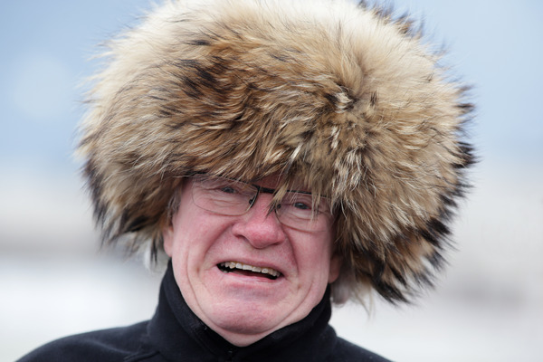Image: Impressions from the Planai-Classic 2014 - Rauno Aaltonen with a traditional and winter-appropriate headdress