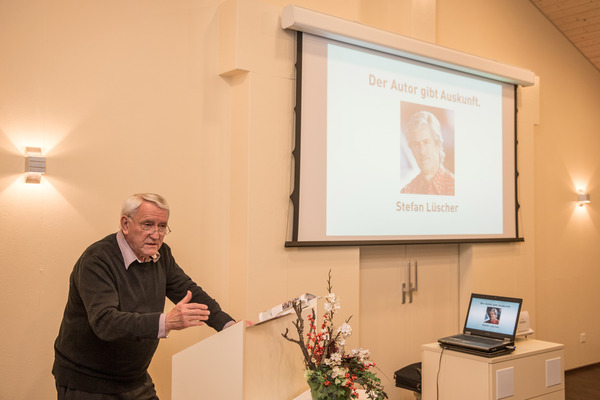 Impressionen von der Präsentation des Buchs "Rennsport Schweiz 2014" - Stefan Lüscher konnte wegen Erkältung nicht selber sprechen