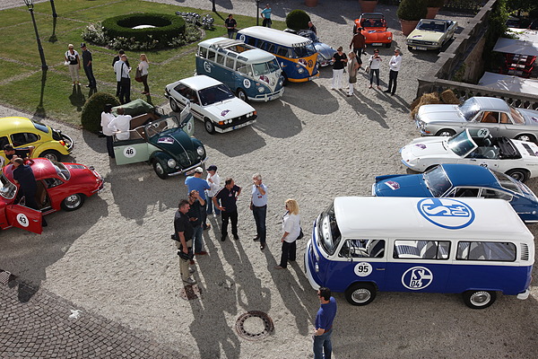 Impressionen von der Rallye Historique im Rahmen der Schloss Bensberg Classics 2012 - Fahrzeuge aus dem Volkswagen-Musuem