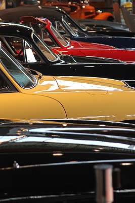 Impressionen von der Retro Classics Stuttgart 2011 - auch Porsche 356 können farbig sein