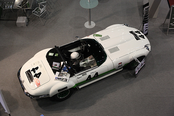Impressionen von der Retro Classics Stuttgart 2013 - Jaguar E Type Group 44 von Georg Dönni