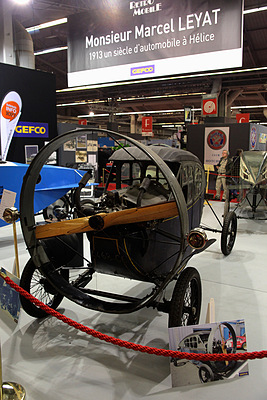 Impressionen von der Rétromobile 2013 - die schnellen "Hélice" Propeller-Autos des Marcel Leyat
