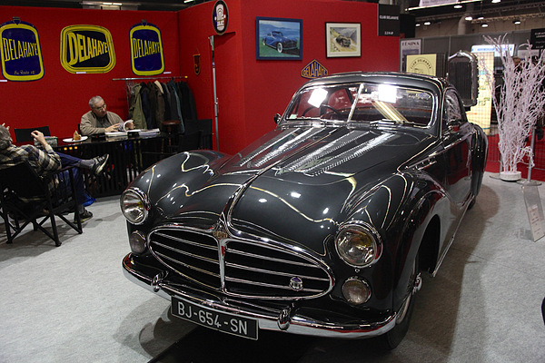 Impressionen von der Rétromobile 2013 - grosser und wunderschöner Delahaye auf dem Club-Stand