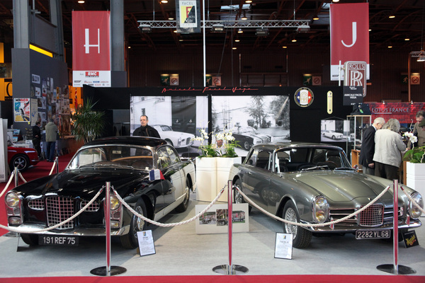 Impressionen von der Rétromobile Paris 2014 - Facel Vega und Facelia auf dem Stand des Facel-Clubs