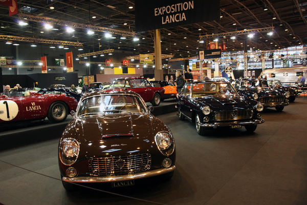 Impressionen von der Rétromobile Paris 2014 - Lancia-Sonderausstellung, organisiert von Lukas Hüni