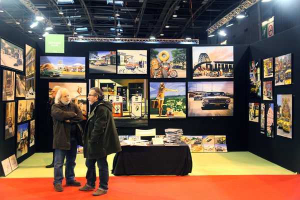 Impressionen von der Rétromobile Paris 2014 - Stand im "Malerdörfchen"