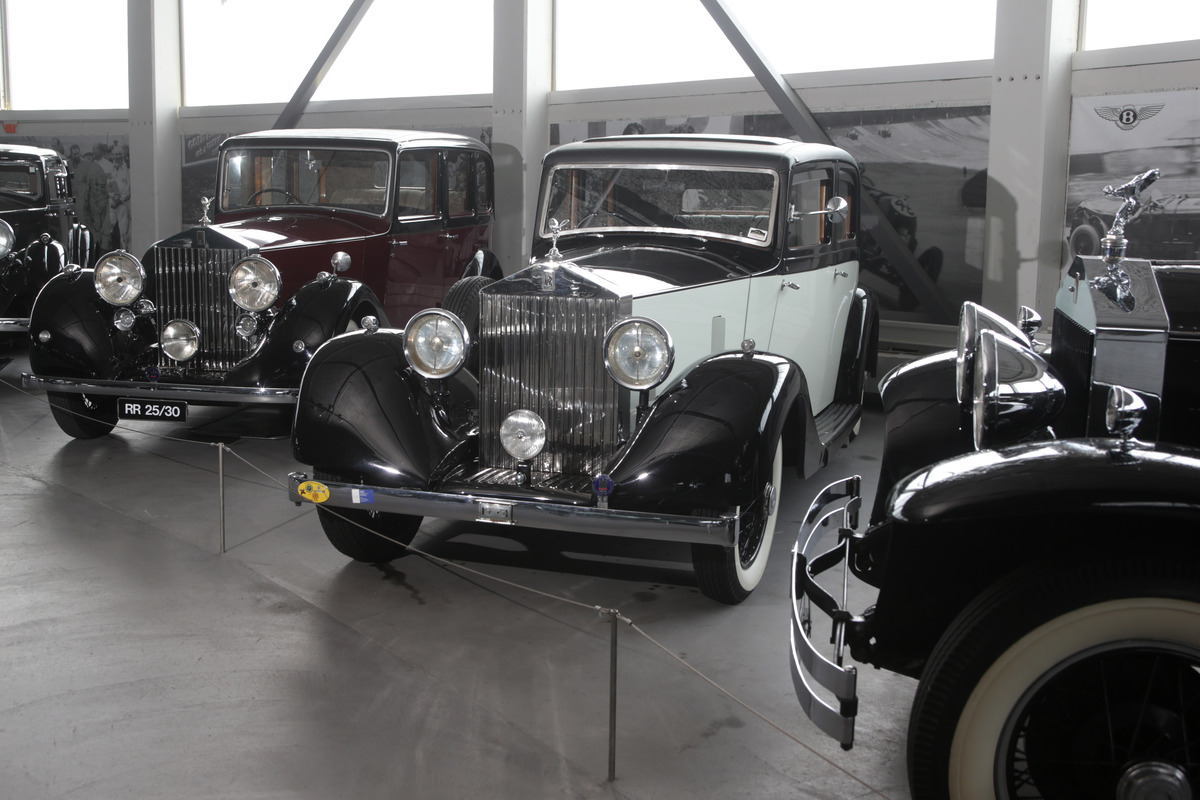 Impressionen von der Sonderausstellung 2012/2013 "Luxus und Sport - Rolls-Royce und Bentley" im Pantheon in Muttenz bei Basel