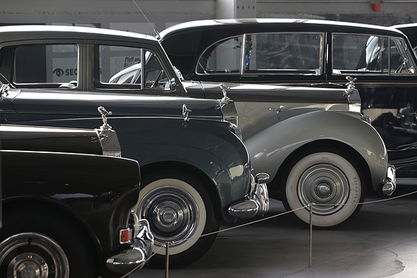 Impressionen von der Sonderausstellung 2012/2013 "Luxus und Sport - Rolls-Royce und Bentley" im Pantheon in Muttenz bei Basel