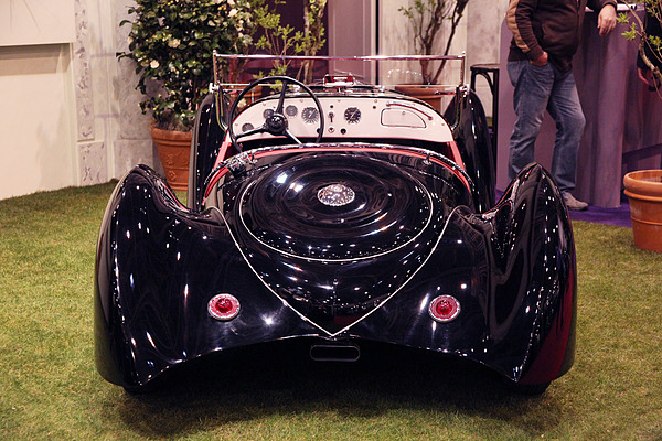 Impressionen von der Techno Classica 2013 - hübscher Vorkriegssportwagen auf dem SIHA-Stand - idealer Kandidat für ein Spiel "wer kennt dieses Auto"
