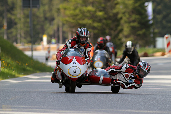 Imrpessionen von der Lenzerheide Motor Classics 2013 - Motorradgespann