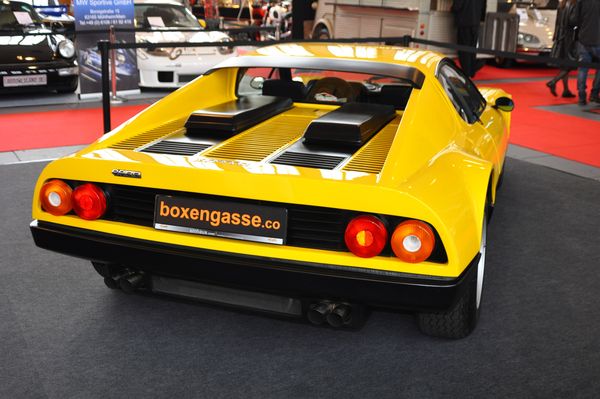 In Gelb noch schöner - Ferrari 512 BB - Motorworld Classics Berlin 2015
