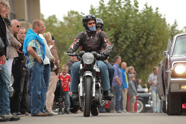 In Zug hatte es auch viele Motorräder - OSMT Zug September 2015