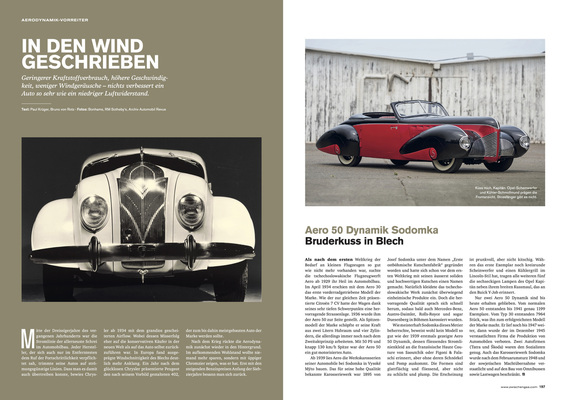 In den Wind geschrieben - Aerodynamik am Automobil - Zwischengas Jahresmagazin 2024
