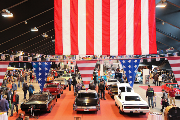 In der Amerikanerhalle wird Flagge gezeigt - Swiss Classic World Luzern 2016