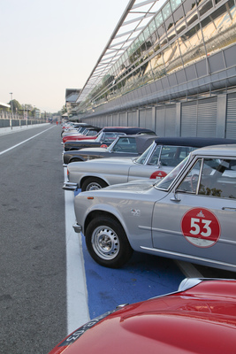 In der Boxengasse von Monza - Passione Caracciola 2017