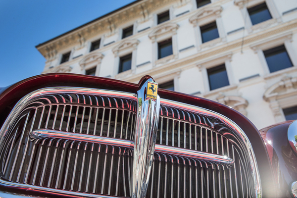 In der Mode machen Längsstreifen schlank ...