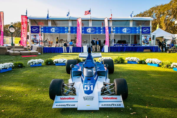 Indy-Car der Vergangenheit - jetzt im Eleganz- statt Rennwettbewerb - Amelia Island Conours d'Elégance 2017