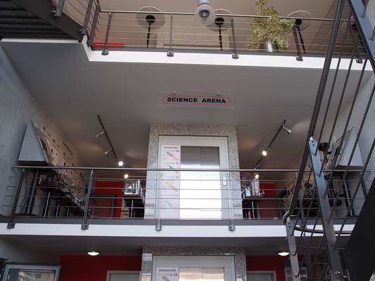 Innenansicht des Musuems Autovision