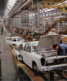 Innocenti IM3 (1964) - Bau der Limousine bei Innocenti
