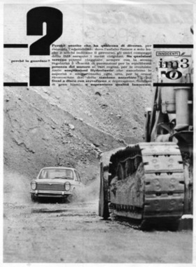 Innocenti IM3 (1965) - Werbung - robust wie ein Bulldozzer