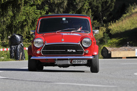 Innocenti Mini 1300 Cooper (1973) mit Startnummer 224 am Bergrennen Arosa ClassicCar 2011