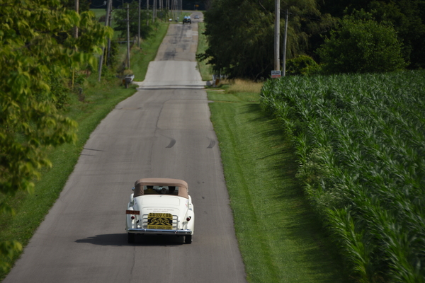 Interessantes Schild am Heck - Great Race Rallye USA - 24. Juni bis 2. Juli 2017