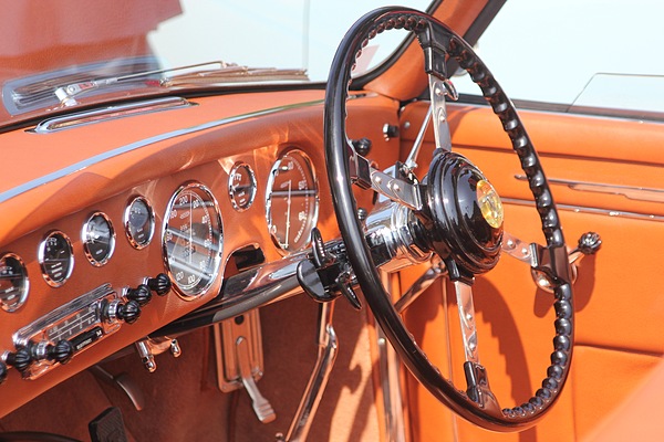Interieur des Talbot-Lago T26 Stabilimenti Farina (1951) am Concorso d'Eleganza Villa d'Este 2011