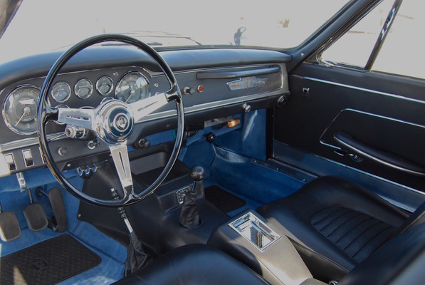Interieur des restaurierten Maserati Sebring
