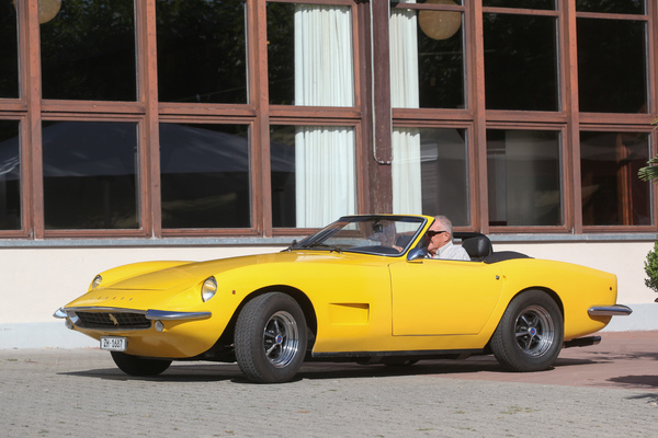 Intermeccanica Italia (1969) - als Cabriolet Teil der Hybrid-"Ausstellung" - Albisgütli Classic Cars & Bikes August 2022