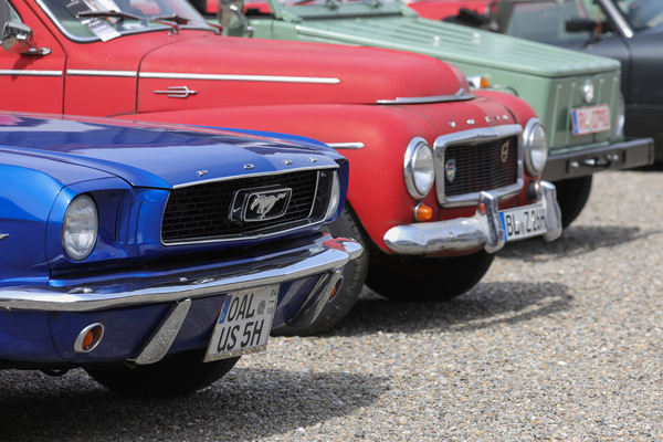 Bild Internationale Zusammenstellung - Ford Mustang, Volvo 544 und VW 181 - Klassikwelt Bodensee 2023