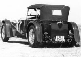 Invicta S-Type Tourer 4,5 Litre (1932) - reines Notverdeck