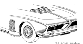 Iso Grifo (1963) - Skizze von Bertone