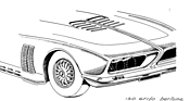 Iso Grifo (1963) - Skizze von Bertone