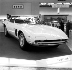 Iso Grifo IR 8 (1970) - auch nach sieben Jahren wirkt er immer noch frisch und zeitgemäss, präsentiert am Turiner Autosalon 1970