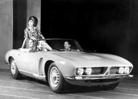 Iso Grifo Spider (1964) - when scantily clad women were still allowed to present cars