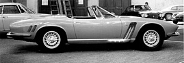 Iso Grifo Spider (1964) - impressive face of the Grifo - Geneva Motor Show 1964