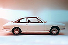 Bis März 1973 entstanden nur 2458 Coupés in Handarbeit. Man beachte den patriotischen Zierstreifen auf dem Schweller dieses Exemplars.