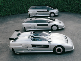 Italdesign Aztec (1988) - Aspid, Asgard und Aztec zusammen - alle von Giugiaro