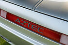 Bild: Italdesign Aztec (1990) – Schriftzug auf dem Reflektorband am Heck