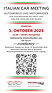 Image: Italian Car Meeting - Automobiles and motorcycles from Italy at Motorworld Kemptthal on October 1, 2023