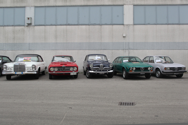Italienische Alfa-Klassiker und ein Mercedes Coupé - Auto e Moto d'Epoca 2014