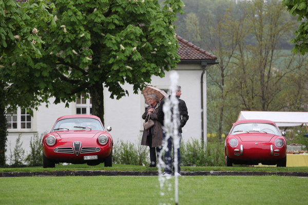 Italienische Sportwagen von Alfa Romeo und Abarth - Concorso d'Eleganza Italiauto in St. Urban 2015