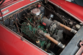 Italmeccanica I.T. 160 (1950) - montiert ist ein Ford V8 Flathead, die "Leistungspresse" fehlt allerdings Italmeccanica I.T. 160 (1950) - montiert ist ein Ford V8 Flathead, die "Leistungspresse" fehlt allerdings