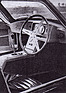 JWF Milano GT (1962) - Blick ins Interieur des Autos von Bruce Leer, um das Jahr 1965